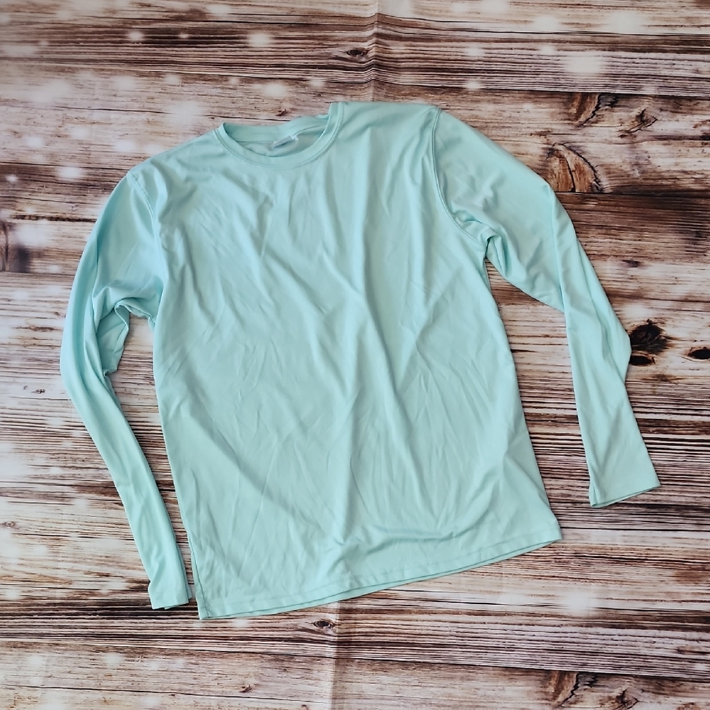 Mint Green Long Sleeve Shirt